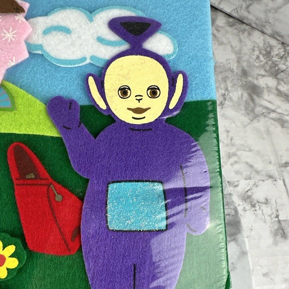 Feltkids Toys Vintage Feltkids Teletubbies At Play Felt Doll Play